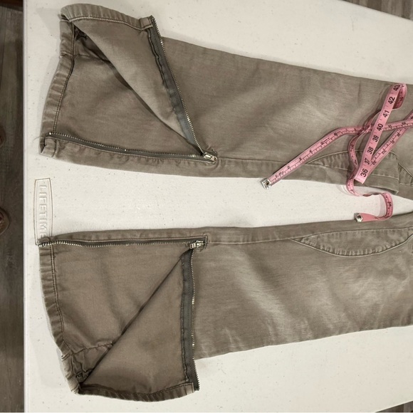 PRPS Slim Fit Cargo Jeans Faded Distressed Tan GorpCore Men’s Size 31W x 33L - Picture 5 of 16